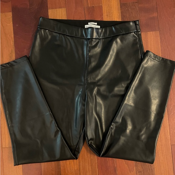 Abercrombie & Fitch Pants - Abercrombie & Fitch Black Faux Leather Pants